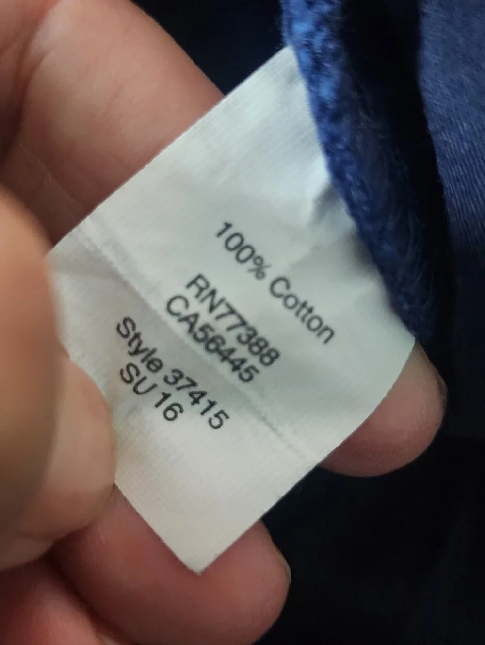 J. Crew Navy Blue 100% Cotton The Pencil Skirt Women's Size 4 Career Office EUC